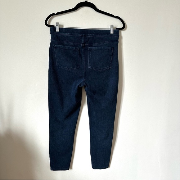 Spanx Jean-ish Ankle Leggings In Dark Wash Size L - Picture 5 of 7